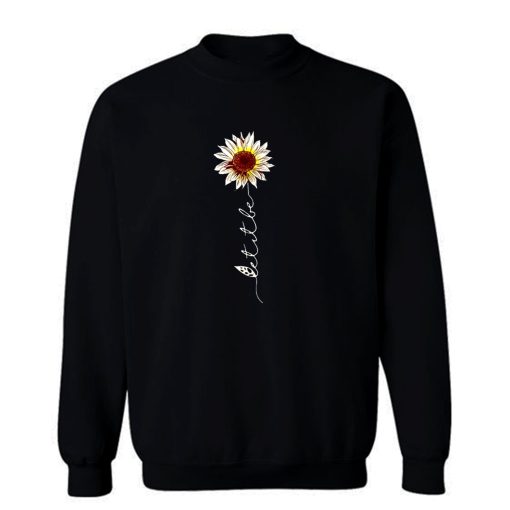 Let It Be Hippie Flower Sweatshirt