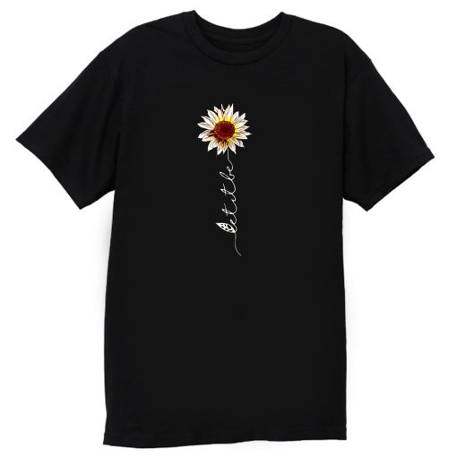 Let It Be Hippie Flower T Shirt