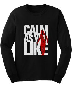 Liverpool FC Custom Calm As You Like White Red Long Sleeve