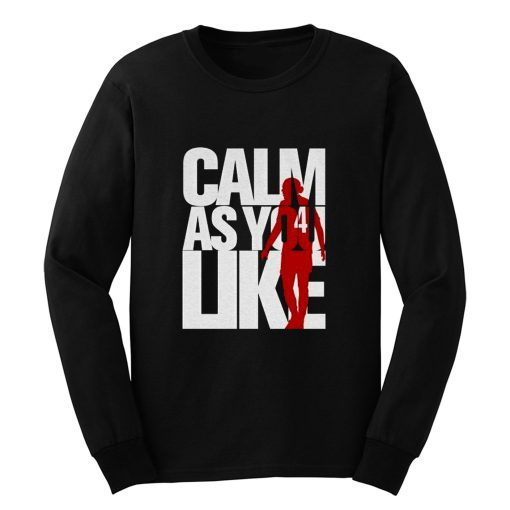 Liverpool FC Custom Calm As You Like White Red Long Sleeve