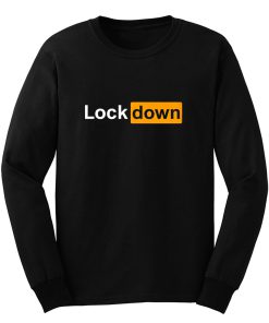 Lock Down Parody Porn Hub Social Distancing Fathers Day Top Long Sleeve