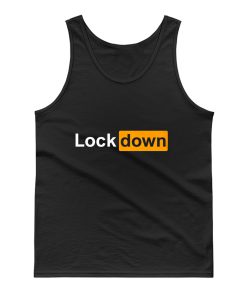 Lock Down Parody Porn Hub Social Distancing Fathers Day Top Tank Top