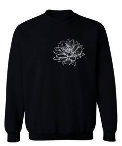 Lotus Flower Pocket Sweatshirt