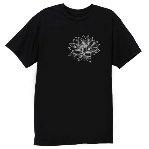 Lotus Flower Pocket T Shirt