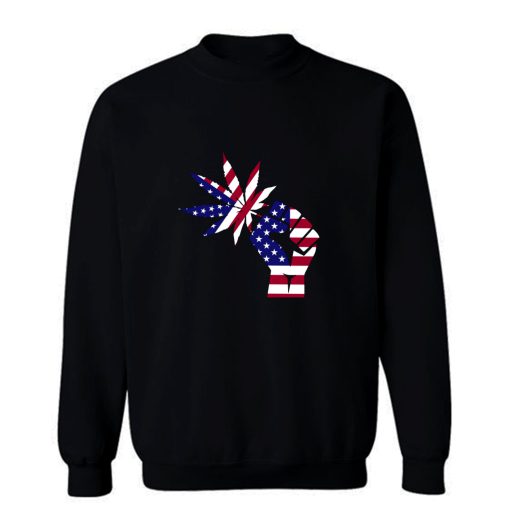 Love Cannabis USA Sweatshirt