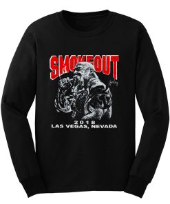 MOKEOUT 2018 BEARD SMOKING CIGAR MAN Long Sleeve