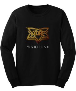 MORE WARHEAD BLACK DIAMOND HEAD SAXON 1981 NWBHM Long Sleeve