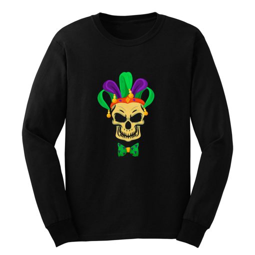 Mardi Gras Skull Party Carnival Festival Mask Long Sleeve