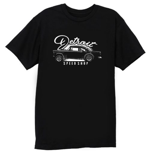 Mens Detroit Speed Shop Race Riot T Shirt