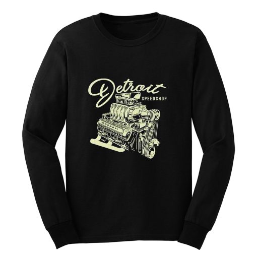 Mens Detroit Speed Shop Rocket Long Sleeve