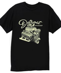 Mens Detroit Speed Shop Rocket T Shirt