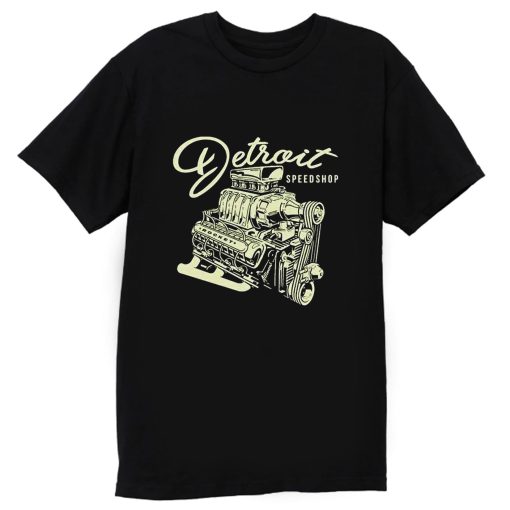 Mens Detroit Speed Shop Rocket T Shirt