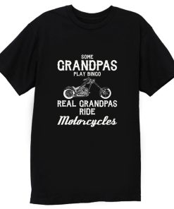 Motorcycles For Grandpa t Grandfather T Shirt