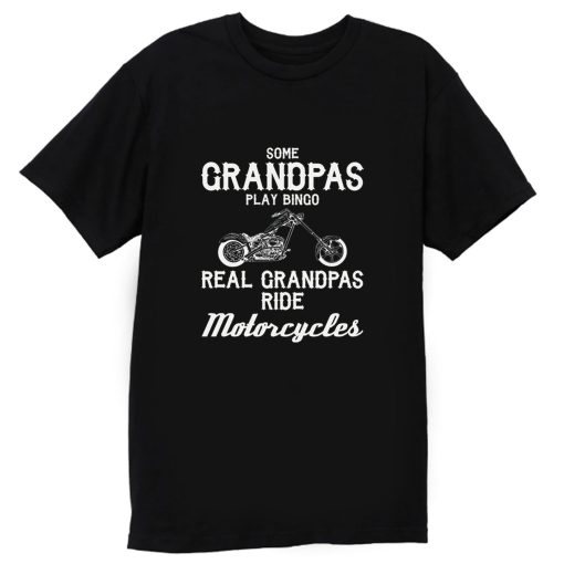 Motorcycles For Grandpa t Grandfather T Shirt