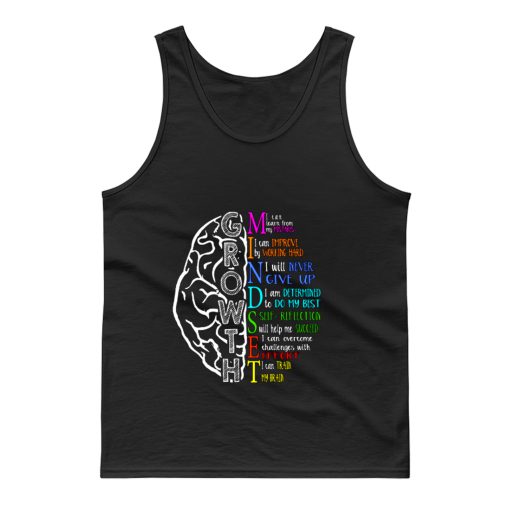Music I Can Learn Grow Mindset Tank Top