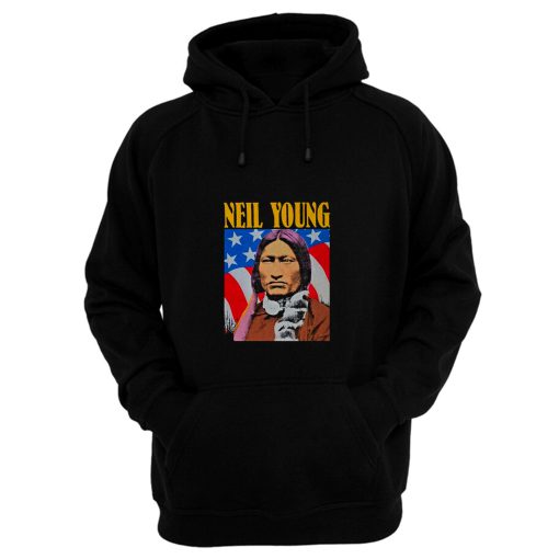 Neil Young Old Concert Tour Logo Music Legend Hoodie
