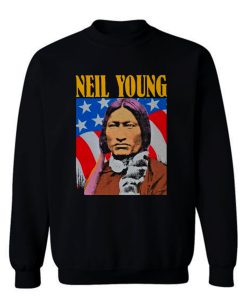 Neil Young Old Concert Tour Logo Music Legend Sweatshirt