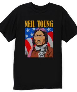 Neil Young Old Concert Tour Logo Music Legend T Shirt