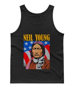 Neil Young Old Concert Tour Logo Music Legend Tank Top