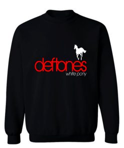 New Deftones White Pony Metal Band Legend Logo Mens Black Sweatshirt