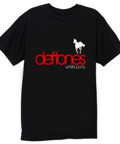 New Deftones White Pony Metal Band Legend Logo Mens Black T Shirt