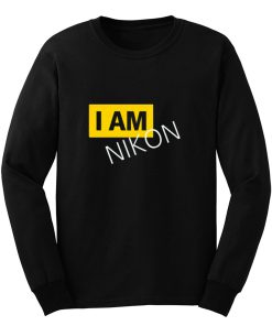 New I Am Nikon Photographer Long Sleeve