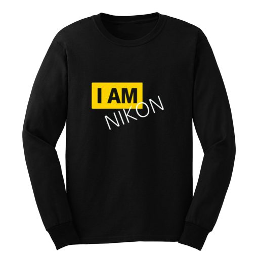 New I Am Nikon Photographer Long Sleeve