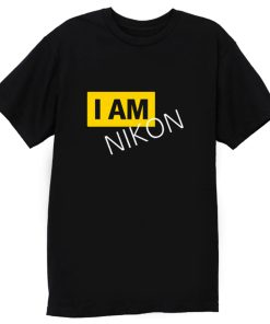 New I Am Nikon Photographer T Shirt