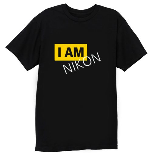 New I Am Nikon Photographer T Shirt