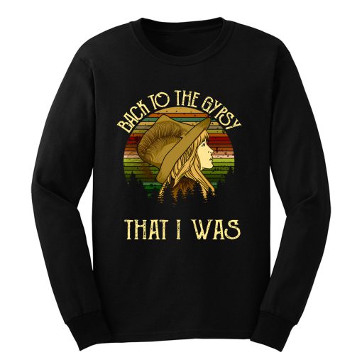 Nicks Fleetwood Mac Back To The Gypsy That I Was Vintage Long Sleeve