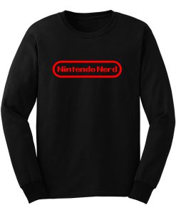 Nintendo Nerd Long Sleeve