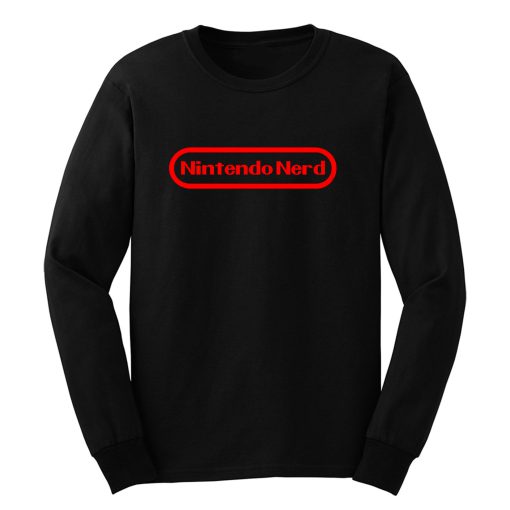 Nintendo Nerd Long Sleeve