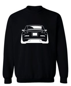 Nissan 350Z Outline Rear Car Sweatshirt