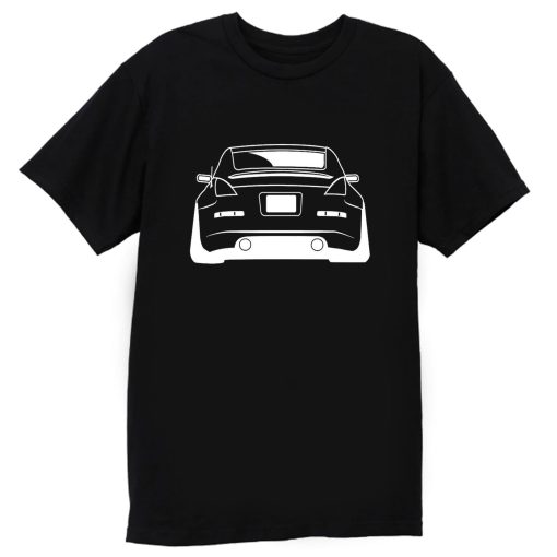 Nissan 350Z Outline Rear Car T Shirt