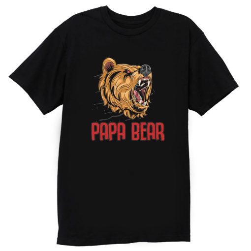 Papa Bear Honey BearGift For Dad Daddy T Shirt