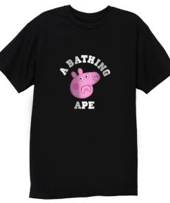 Peppa Pig A Bathing Ape Parodi T Shirt