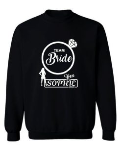 Personalised Team Bride The Bride Sweatshirt