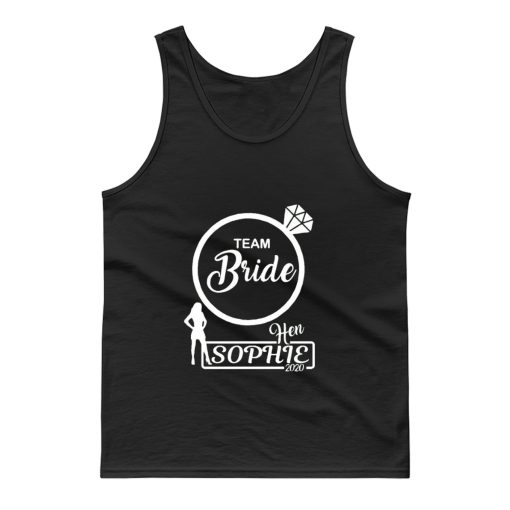 Personalised Team Bride The Bride Tank Top