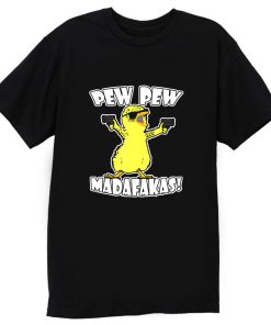 Pew Pew Madafakas Crazy Chick Funny Graphic T Shirt