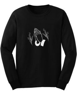 Praying Hands Religous Christians Christianity Long Sleeve