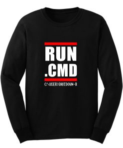 RUN CMD Computer Programmer Long Sleeve