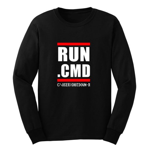 RUN CMD Computer Programmer Long Sleeve