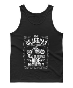 Real Grandpas Ride Motorcycle Tank Top