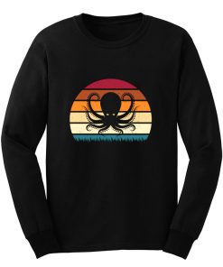 Retro Vintage Octopus Animal Lover Long Sleeve