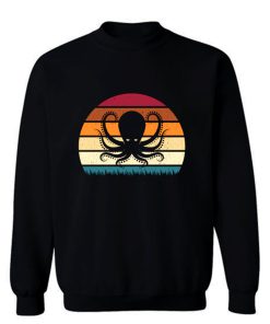 Retro Vintage Octopus Animal Lover Sweatshirt