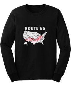 Route 66 Map Long Sleeve