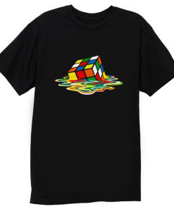 Rubicks Cube Melting Sheldon Coopers T Shirt