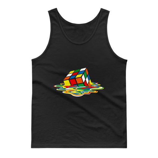 Rubicks Cube Melting Sheldon Coopers Tank Top