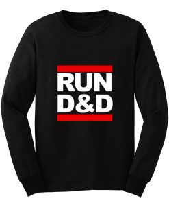 Run DD dungeons and dragons Long Sleeve