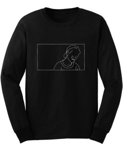 Sad Boy Line Art Long Sleeve